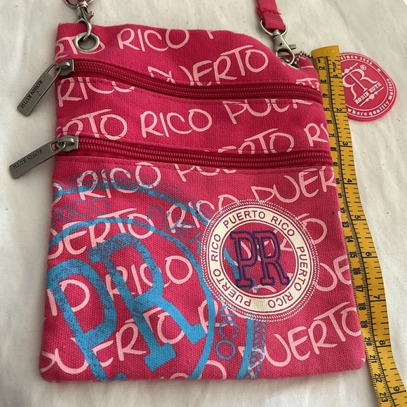 Robin Ruth crossbody pink Puerto Rico print - Picture 4 of 6